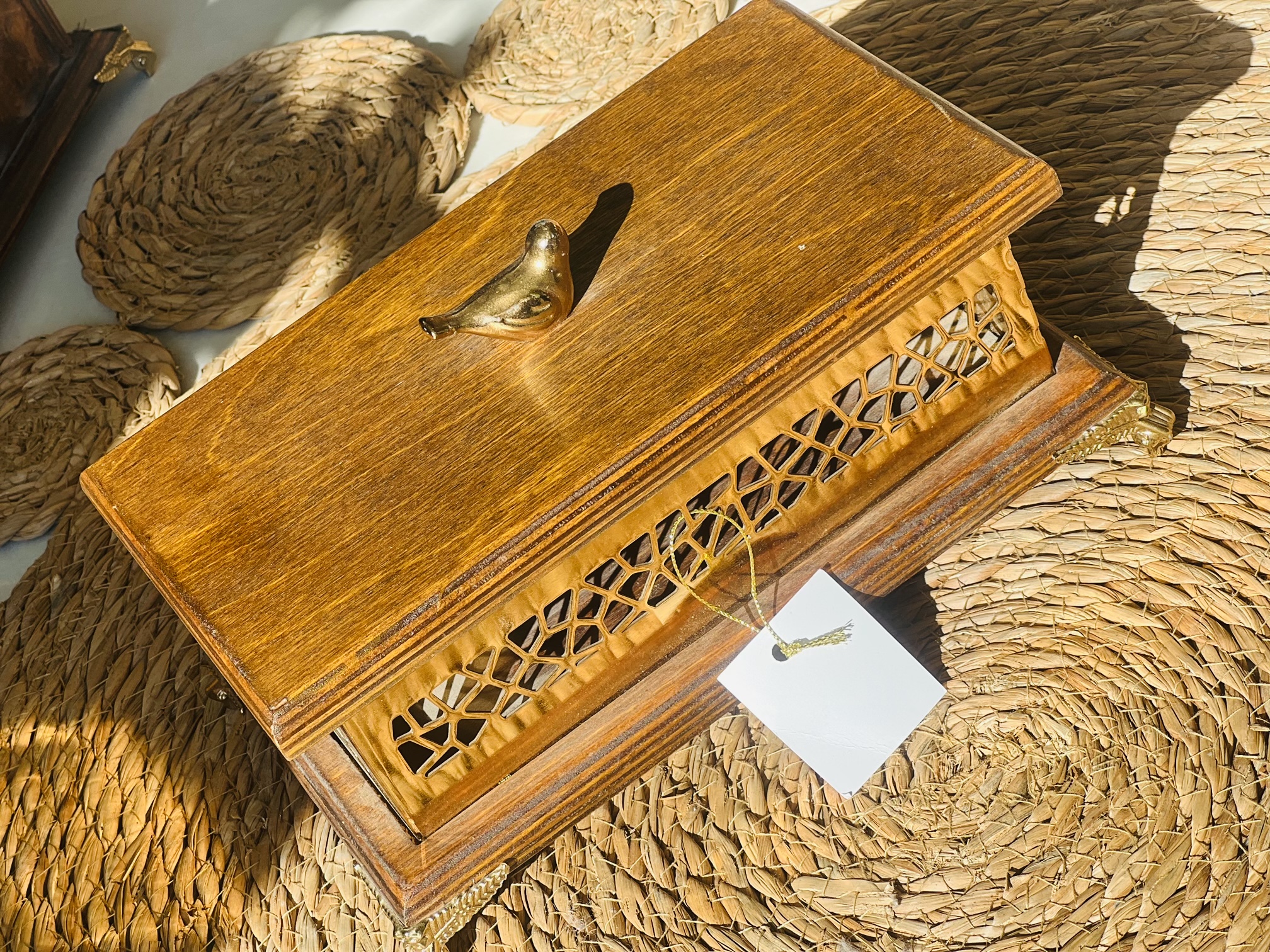 جا قاشقی چوبی طرح کلاسیک