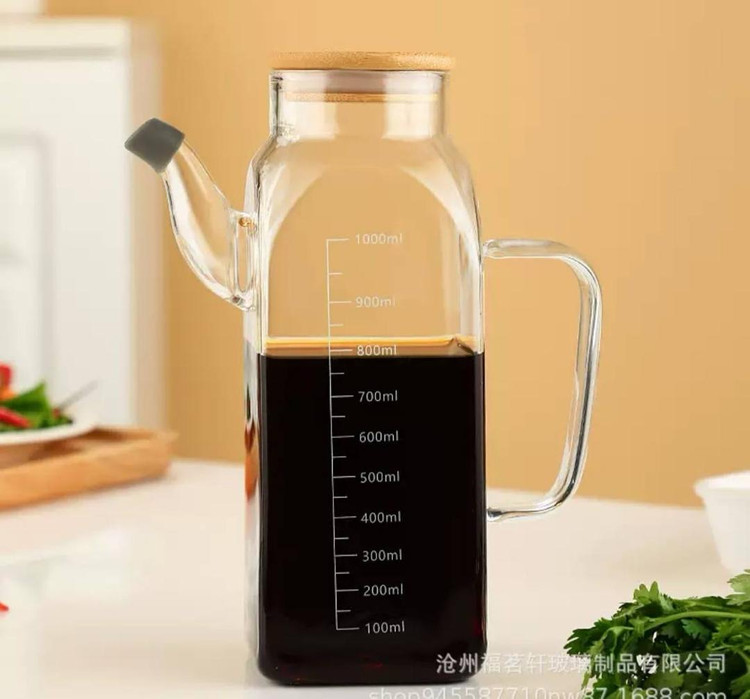 روغن ریز پیرکس درب بامبو استوانه ( ۱۰۰۰ میل )