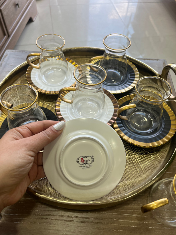 ست چای خوری ۱۲ پارچه برند انجل ترک 🇹🇷