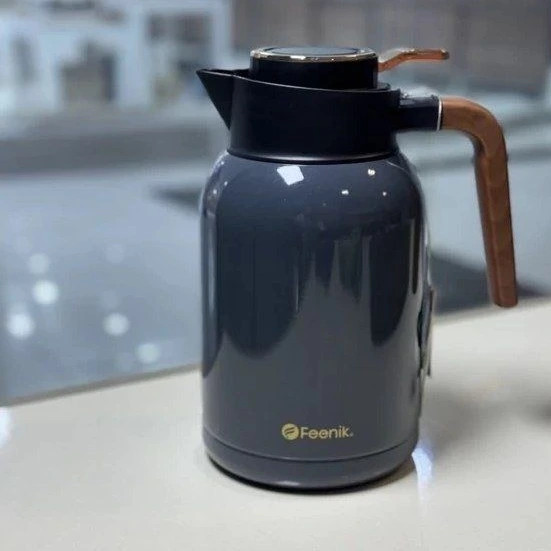 فلاسک ۲لیتر دسته چوبی شاسى دار برند فينيك