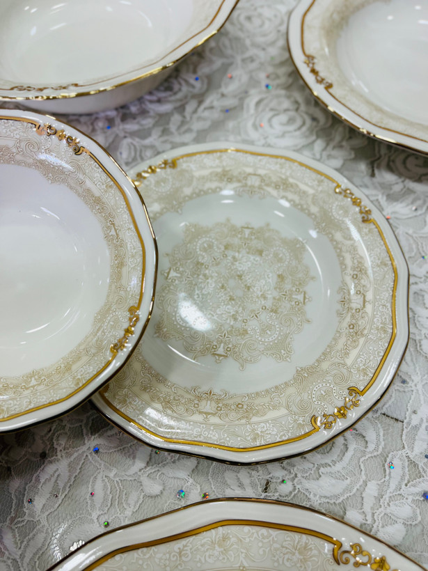 سرویس غذا خوری چینی الیزایت ۲۶ پارچه( ست ۶ نفره)