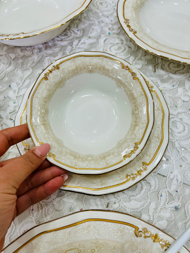 سرویس غذا خوری چینی الیزایت ۲۶ پارچه( ست ۶ نفره)