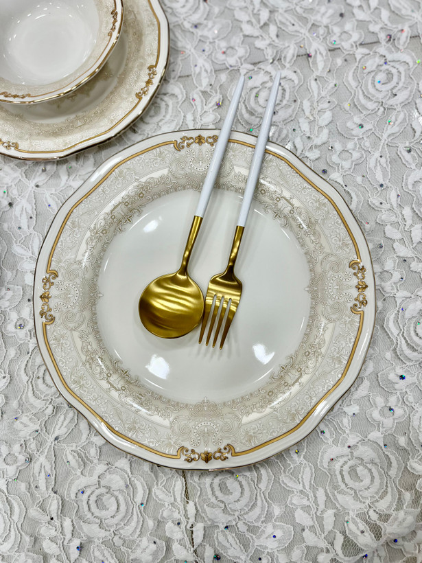 سرویس غذا خوری چینی الیزایت ۲۶ پارچه( ست ۶ نفره)