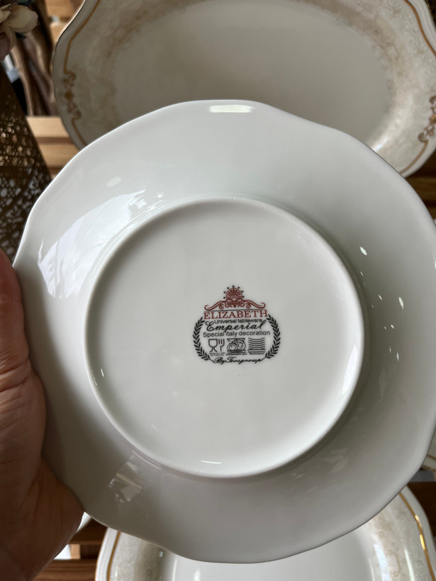 سرویس غذا خوری چینی الیزایت ۲۶ پارچه( ست ۶ نفره)