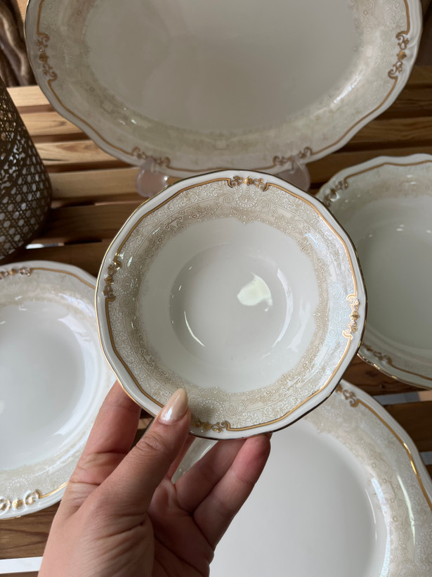 سرویس غذا خوری چینی الیزایت ۲۶ پارچه( ست ۶ نفره)
