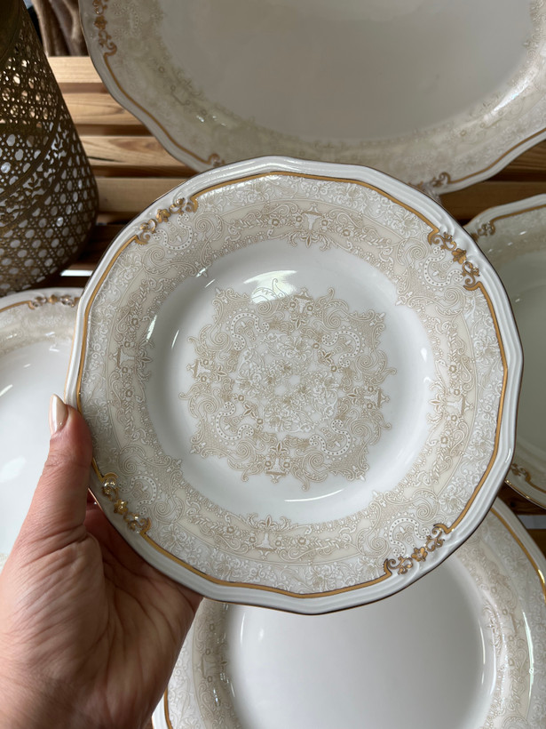 سرویس غذا خوری چینی الیزایت ۲۶ پارچه( ست ۶ نفره)