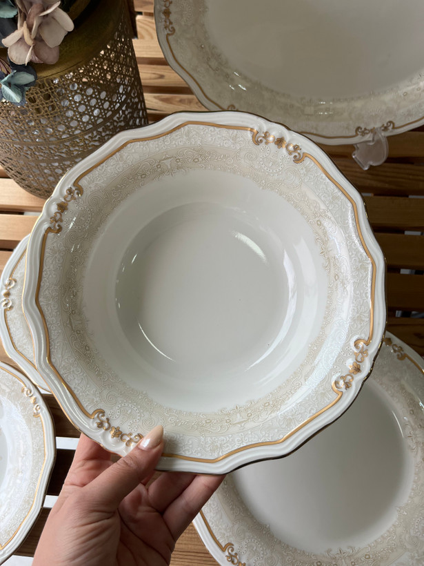 سرویس غذا خوری چینی الیزایت ۲۶ پارچه( ست ۶ نفره)