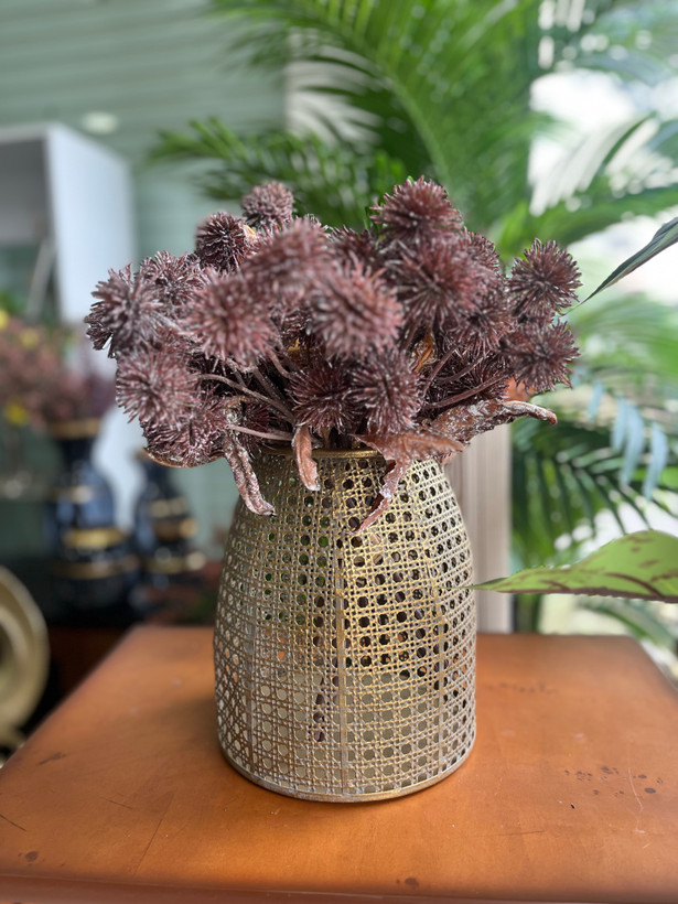 گلدان رومیزی مراکشی پتینه ( کار وارداتی )