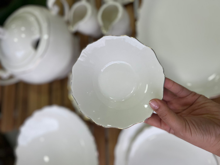 سرویس غذا خوری چینی ۲۹ پارچه الیزابت طرح مانوس ( ست ۶ نفره)