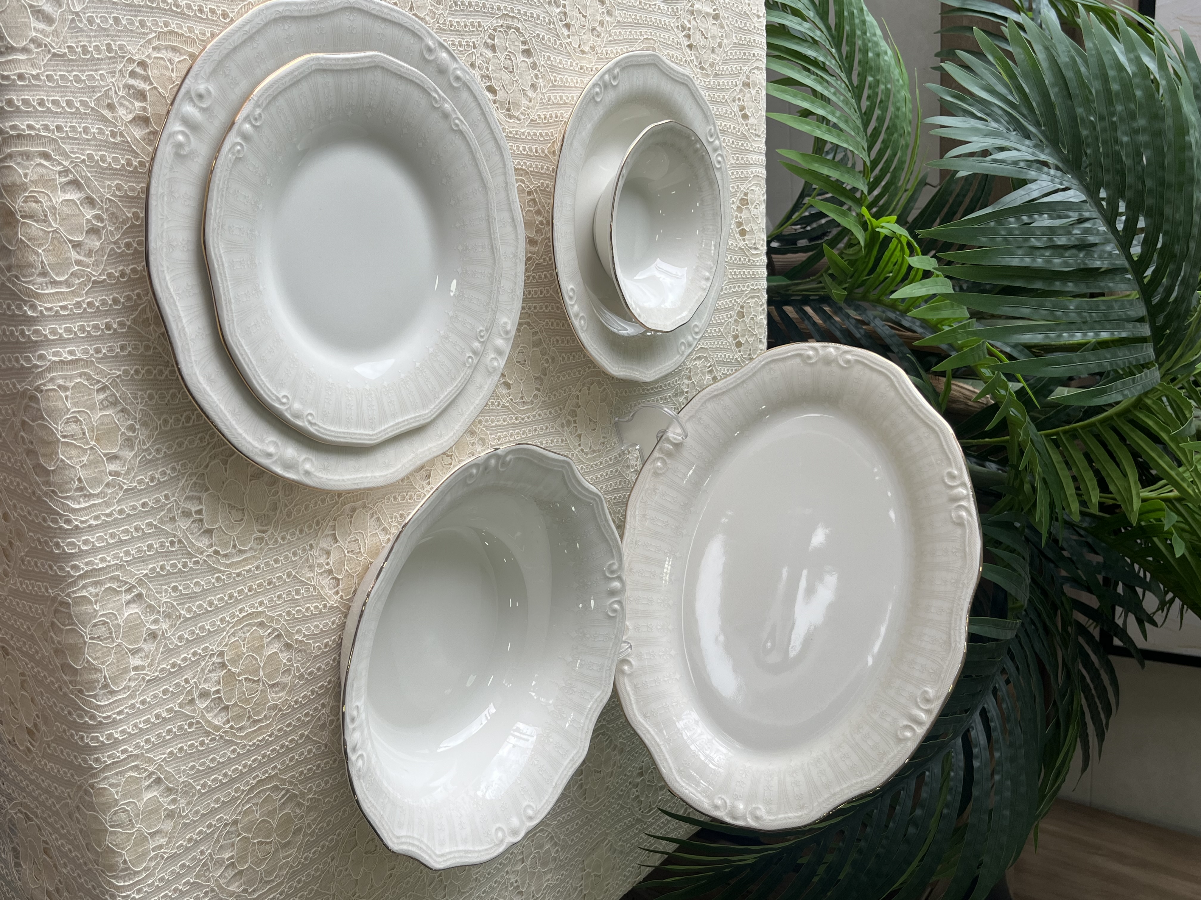 سرویس غذا خوری چینی ۲۶ پارچه الیزابت ( ست ۶ نفره )