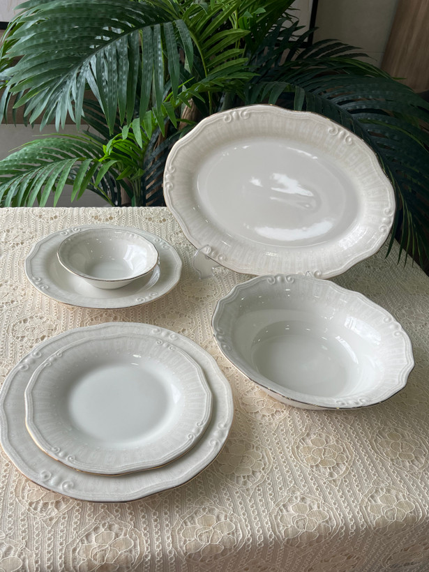 سرویس غذا خوری چینی ۲۶ پارچه الیزابت ( ست ۶ نفره )