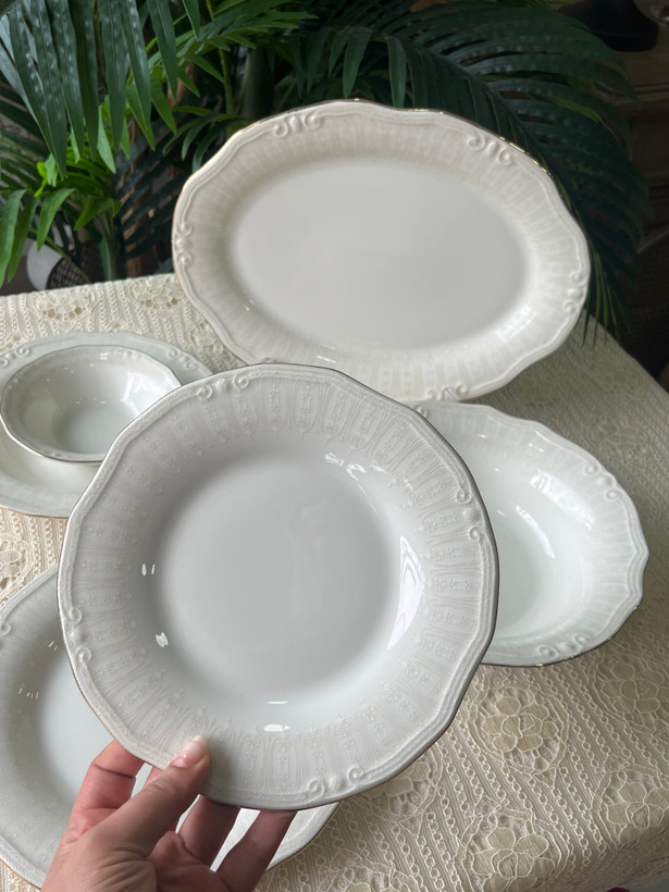 سرویس غذا خوری چینی ۲۶ پارچه الیزابت ( ست ۶ نفره )