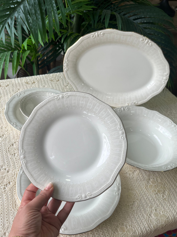 سرویس غذا خوری چینی ۲۶ پارچه الیزابت ( ست ۶ نفره )